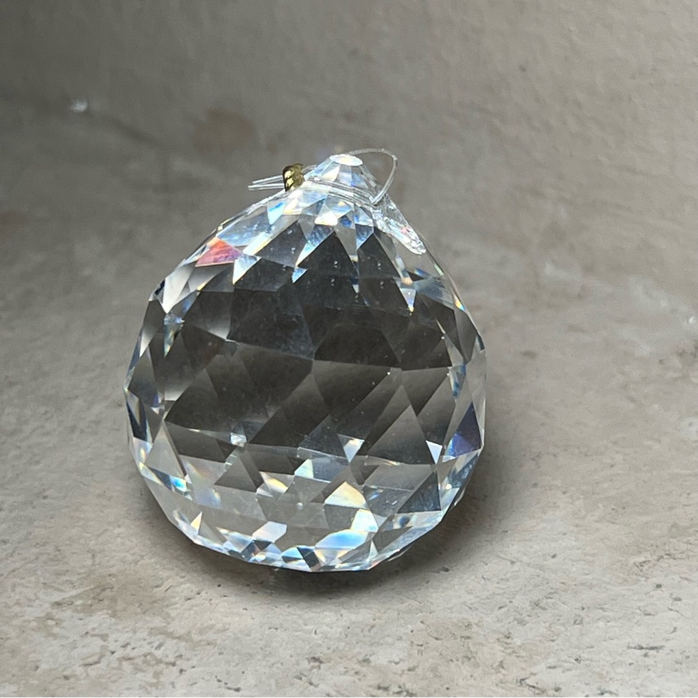 Crystal Glass Faceted Tear Drop Pendant Ornament Sun Catcher